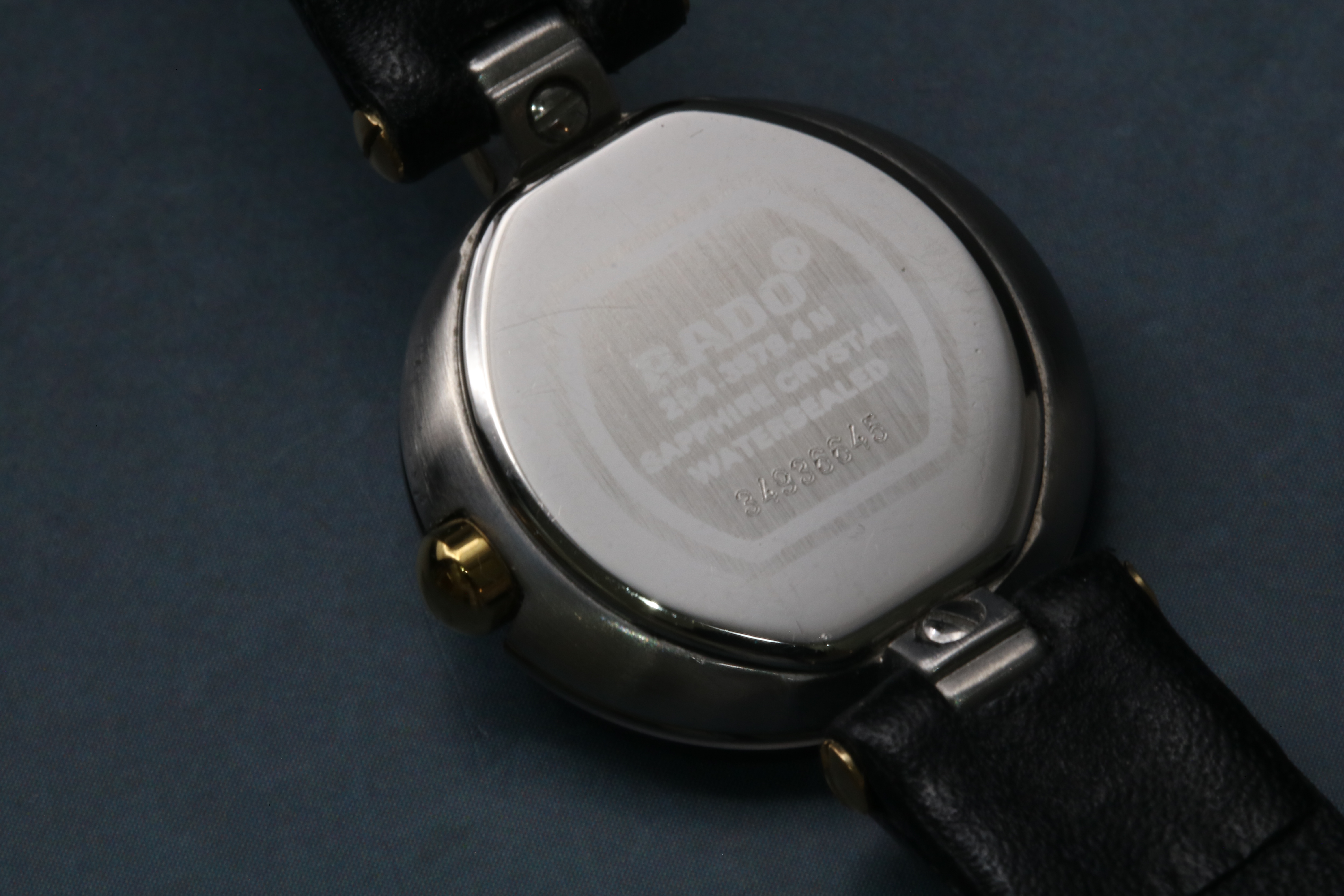 Near MINT] RADO Jubile 204.3579.4N Black Sapphire Crystal Quartz